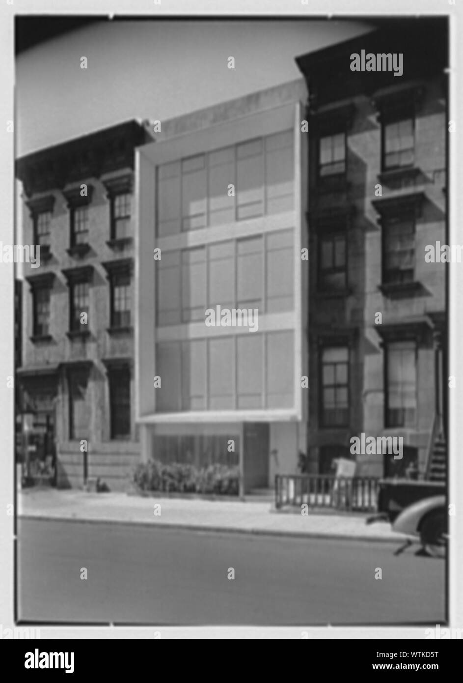 Morris Lapidus, 256 E. 49th St., New York City. Stockfoto