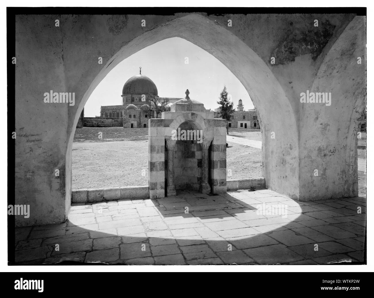 Moschee von Omar [d.h., Felsendom] Stockfoto