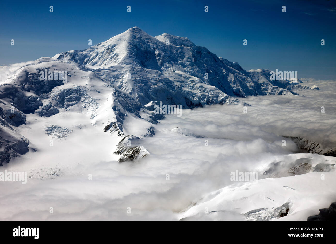 Mount Foraker, Denali National Park, Alaska Stockfoto