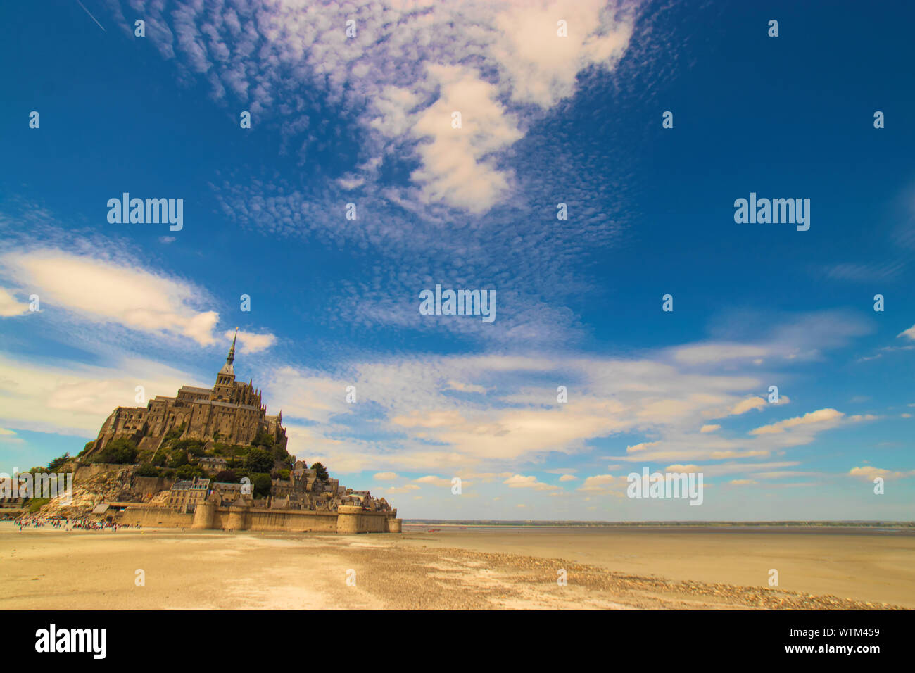Schöne Mont St Michel in der Normandie, Frankreich Stockfoto