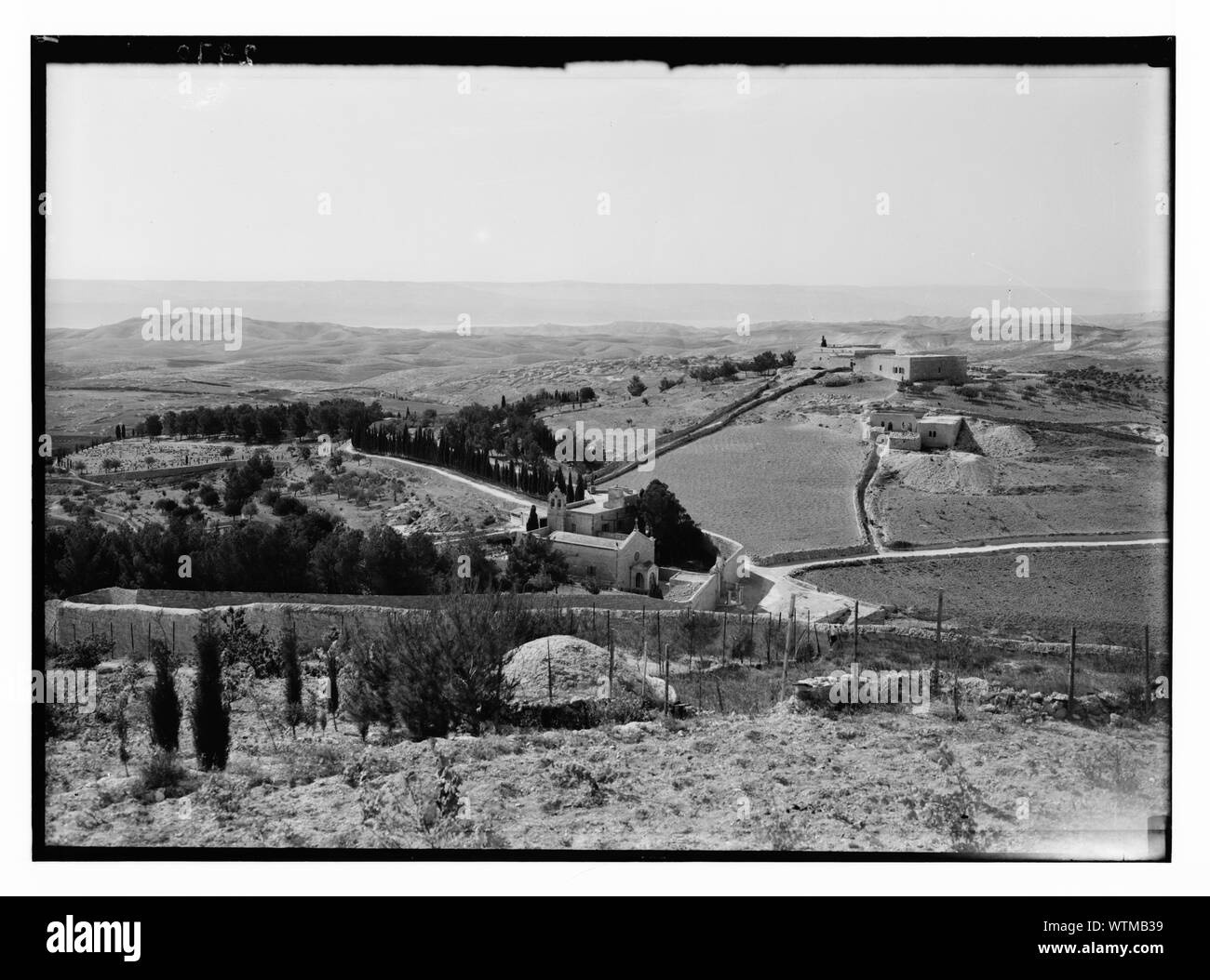 Ölberg und Gethsemane. Bethpage [d.h., Bethphage] von Olivet übersicht Wüste von Judäa Stockfoto