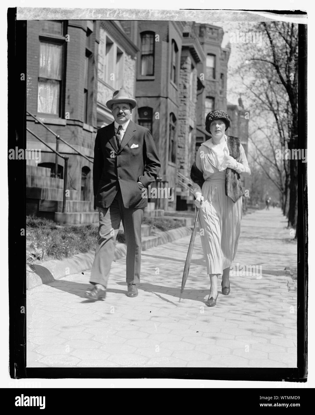 Herr & Frau Henry de Bach, 4/10/22. Stockfoto
