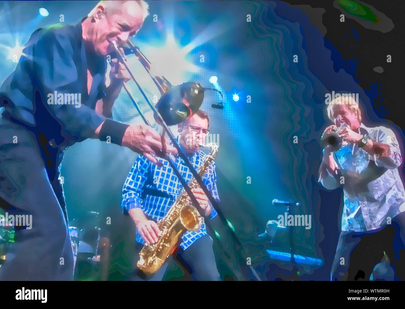 Abbildung: Chicago die Band in Mexiko City 2013 Stockfoto