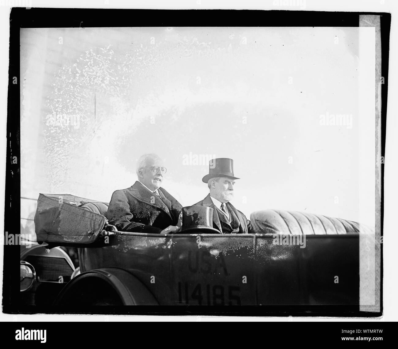 Herr Balfour und Herrn Hughes Stockfoto