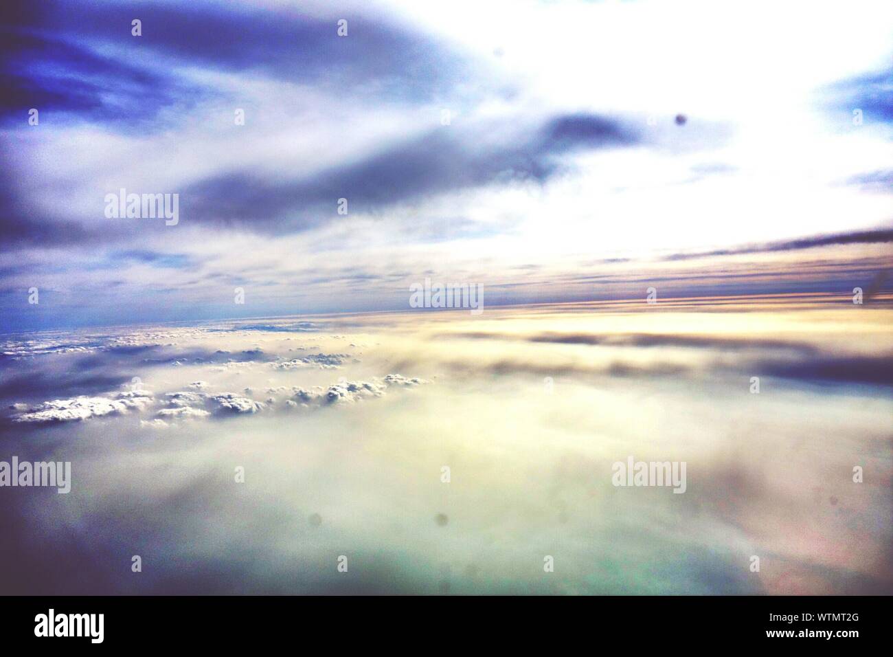 Scenics Pastellfarbenen Cloudscape Stockfoto