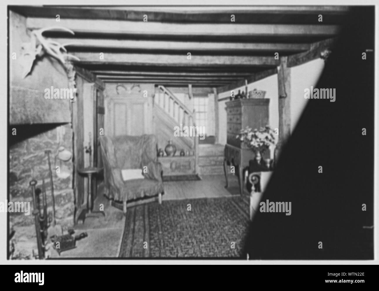 Herr Joseph Downs, Residence in Guilford, Connecticut. Stockfoto