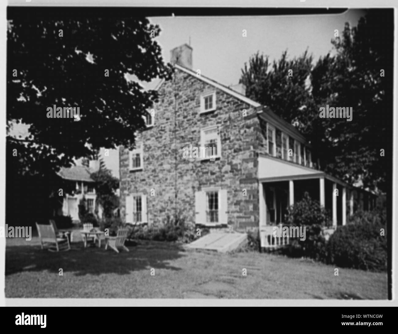 Herr und Frau Eldredge Snyder, Carding Mill Farm, Residence in Kellers Kirche, Pennsylvania. Stockfoto Herr und Frau Eldredge Snyder, Carding Mill Farm, Residence in Kellers Kirche, Pennsylvania. Stockfoto