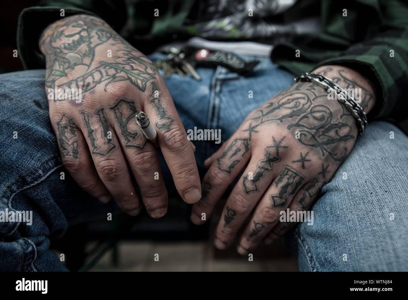 Gang Tattoo Stockfotos Und Bilder Kaufen Alamy