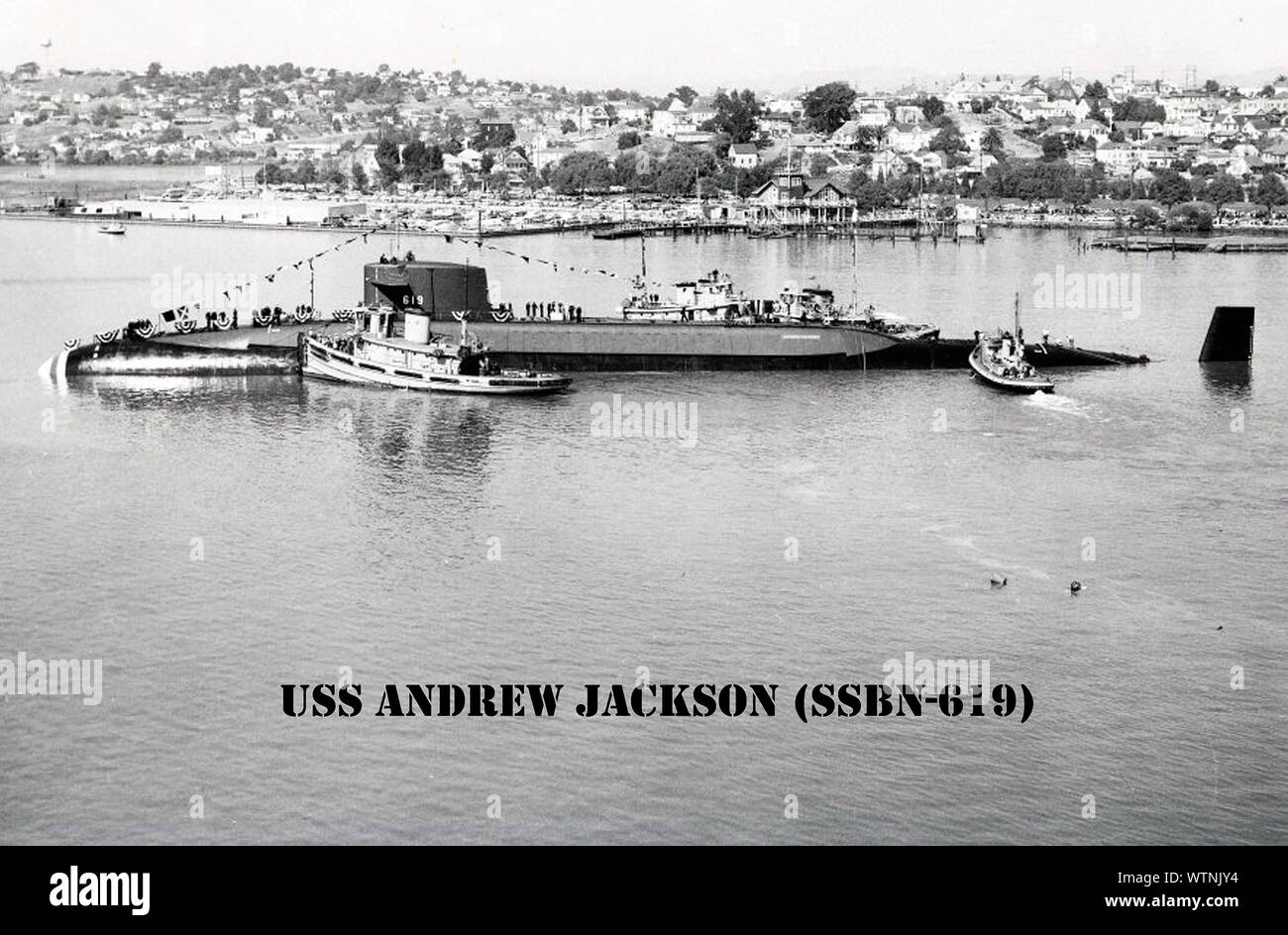 USS ANDREW JACKSON (SSBN-619) Stockfoto