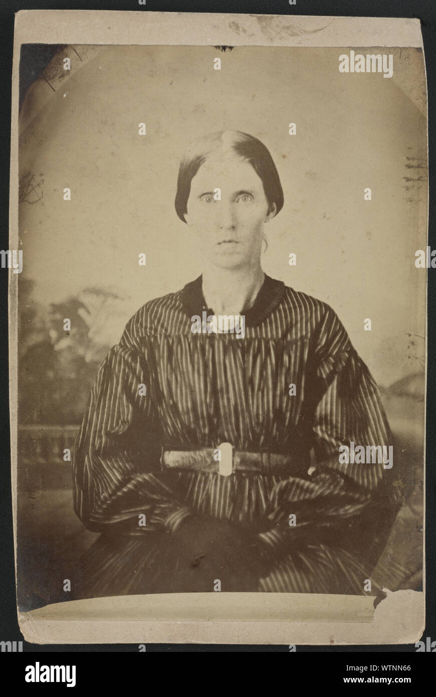 Frau A. J. Blue, Urbana, RFD #4, Ohio Stockfoto