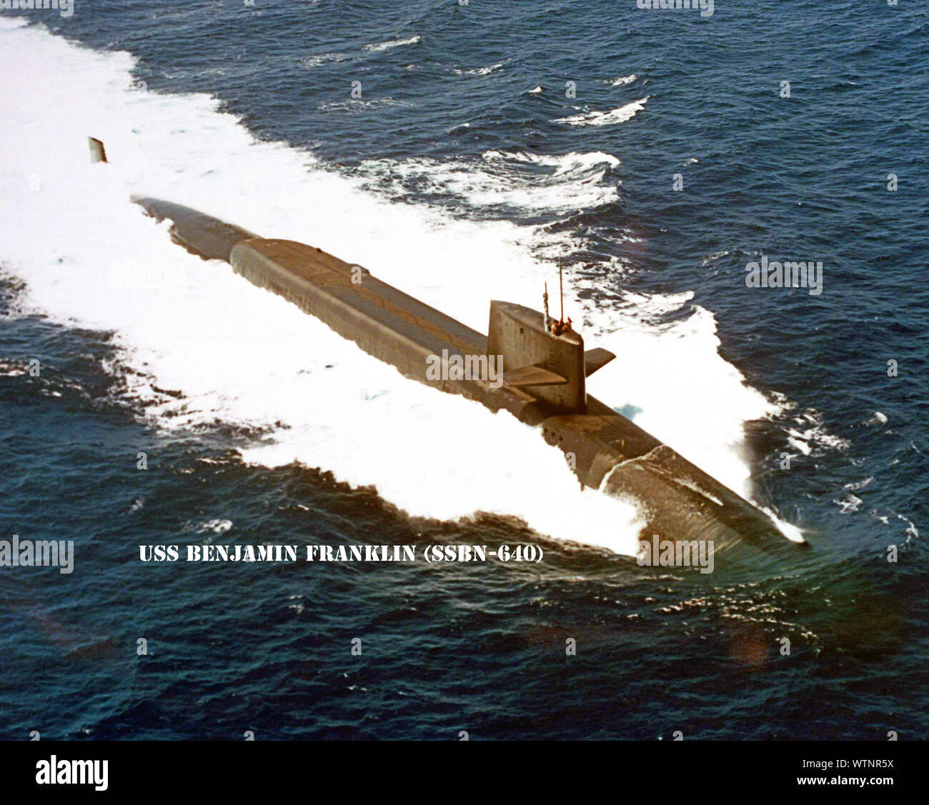 USS Benjamin Franklin (SSBN-610) Stockfoto