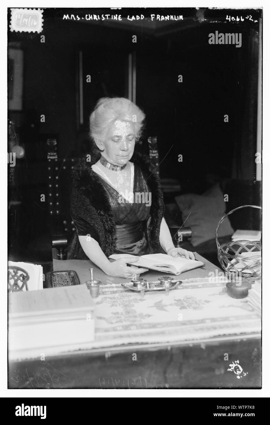 Frau Christine Ladd-Franklin Stockfoto