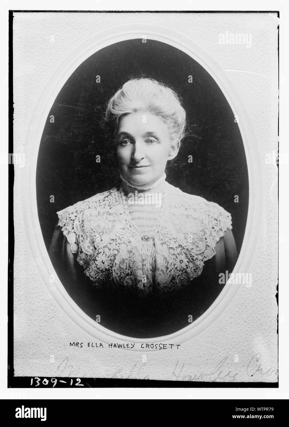 Frau Ella Hawley Grossett Stockfoto