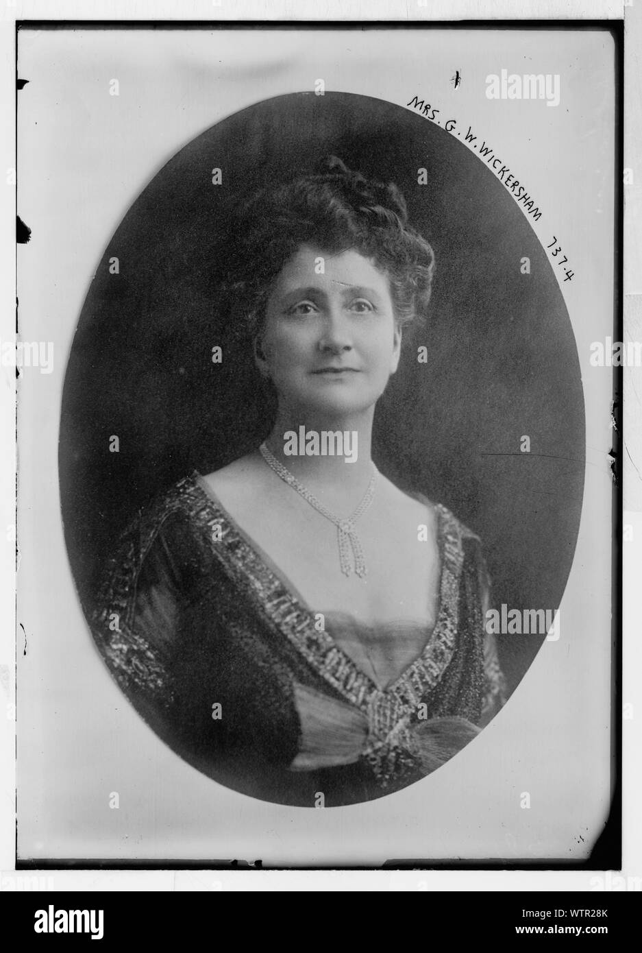 Frau G.W. Wickersham Stockfoto