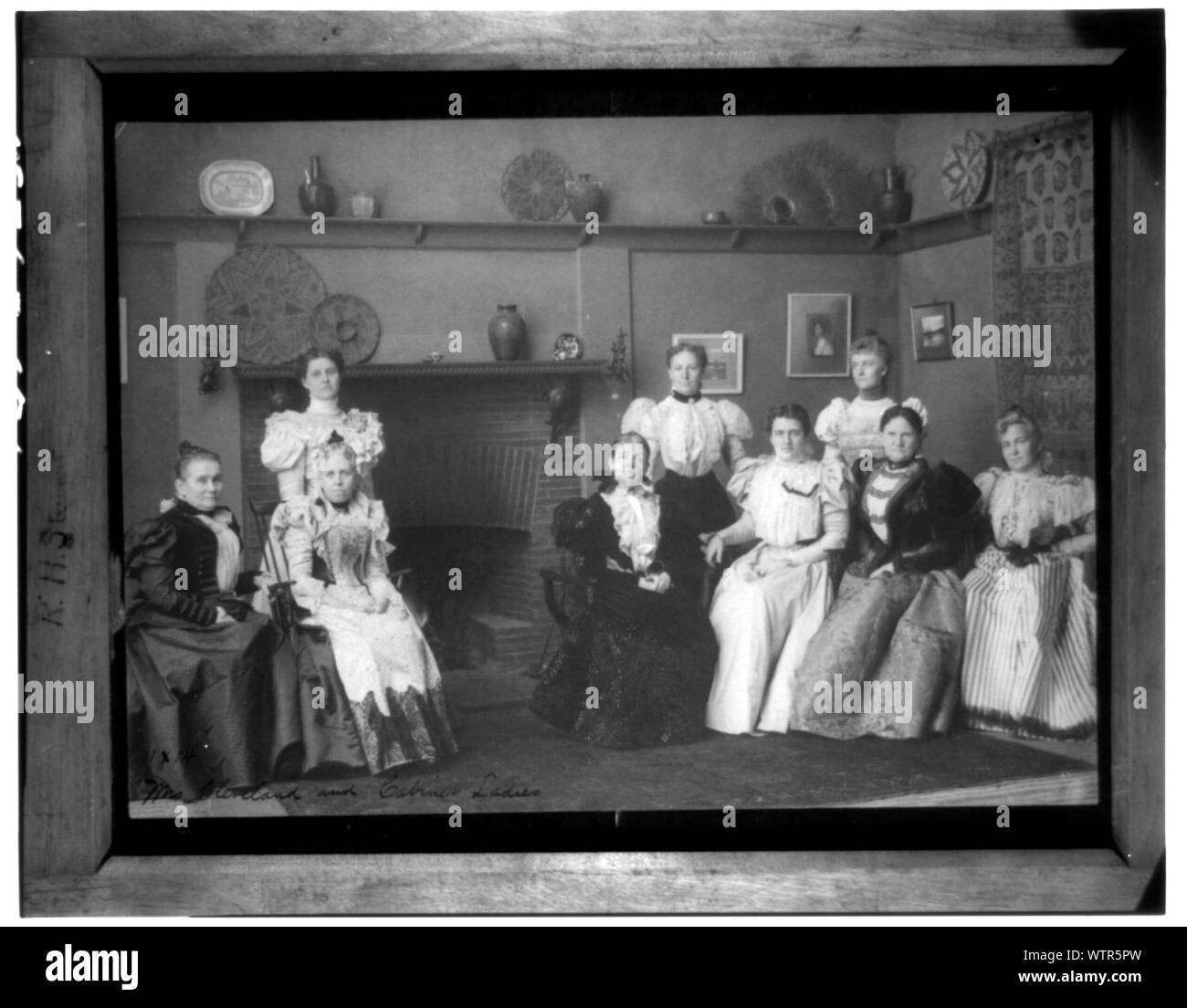 Frau Grover Cleveland und Cabinet Damen Stockfoto