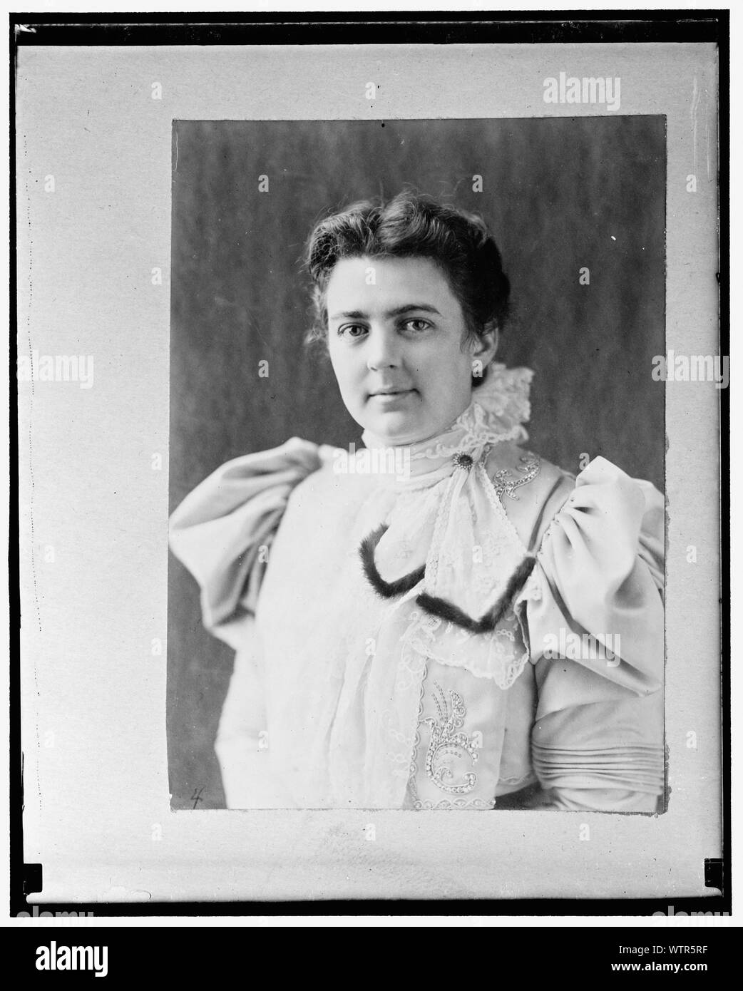 Frau Grover Cleveland Cleveland, Frau von Pres. Stockfoto