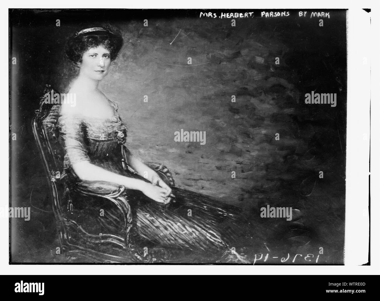 Frau Herbert Parsons von Mark/Mark lackiert Stockfoto