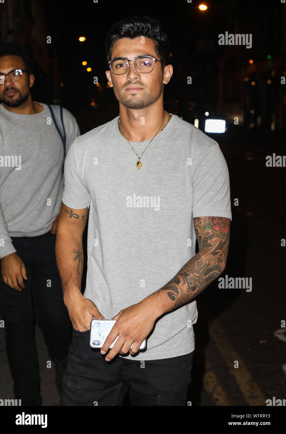 London, Großbritannien. 11 Sep, 2019. Joey London an der LFW: befreite Gesellschaft Vorschau Party in Nikki's Bar in London Quelle: SOPA Images Limited/Alamy leben Nachrichten Stockfoto