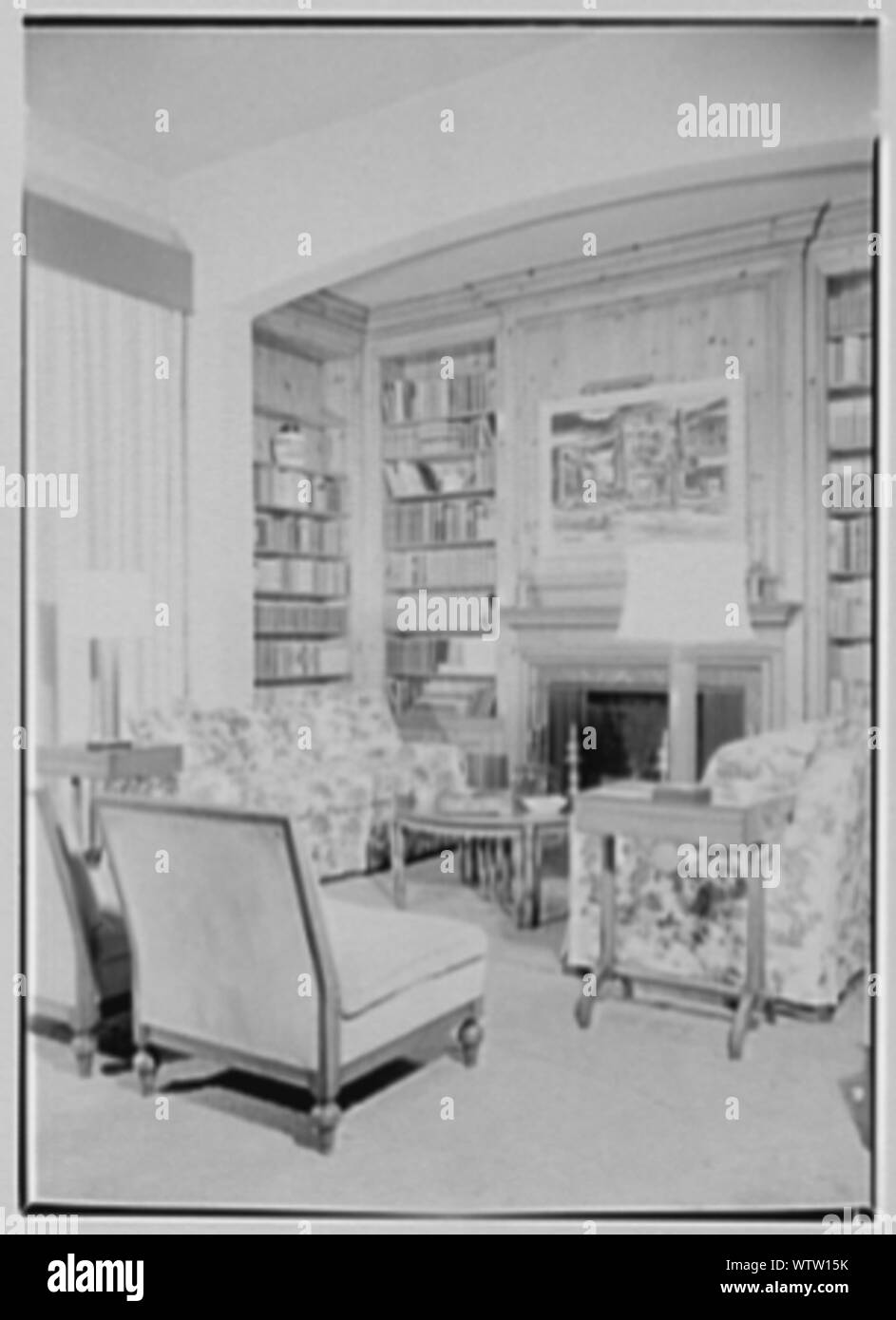 Frau Sidney Ross, Residence bei 784 Park Ave, New York City. Stockfoto