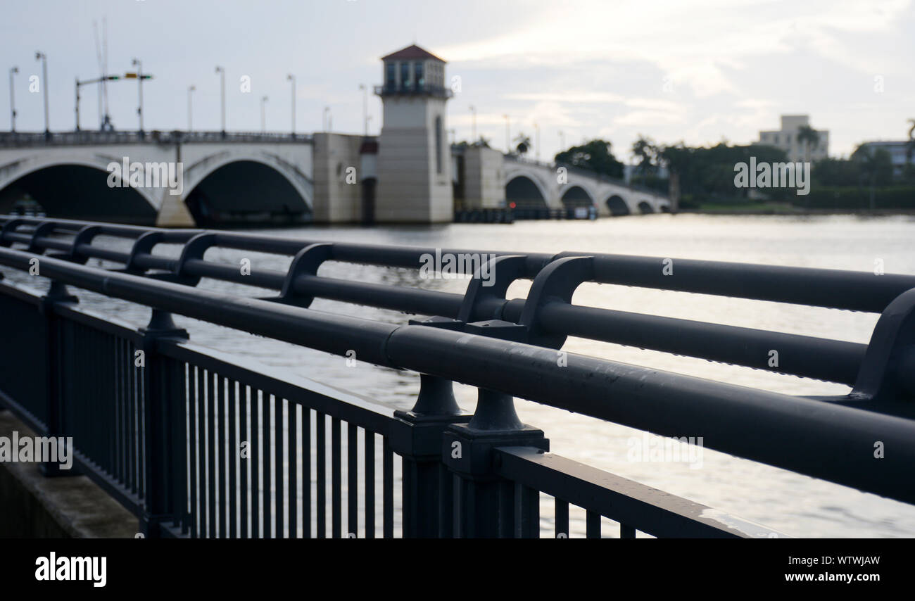 West Palm Beach Bridge Stockfoto