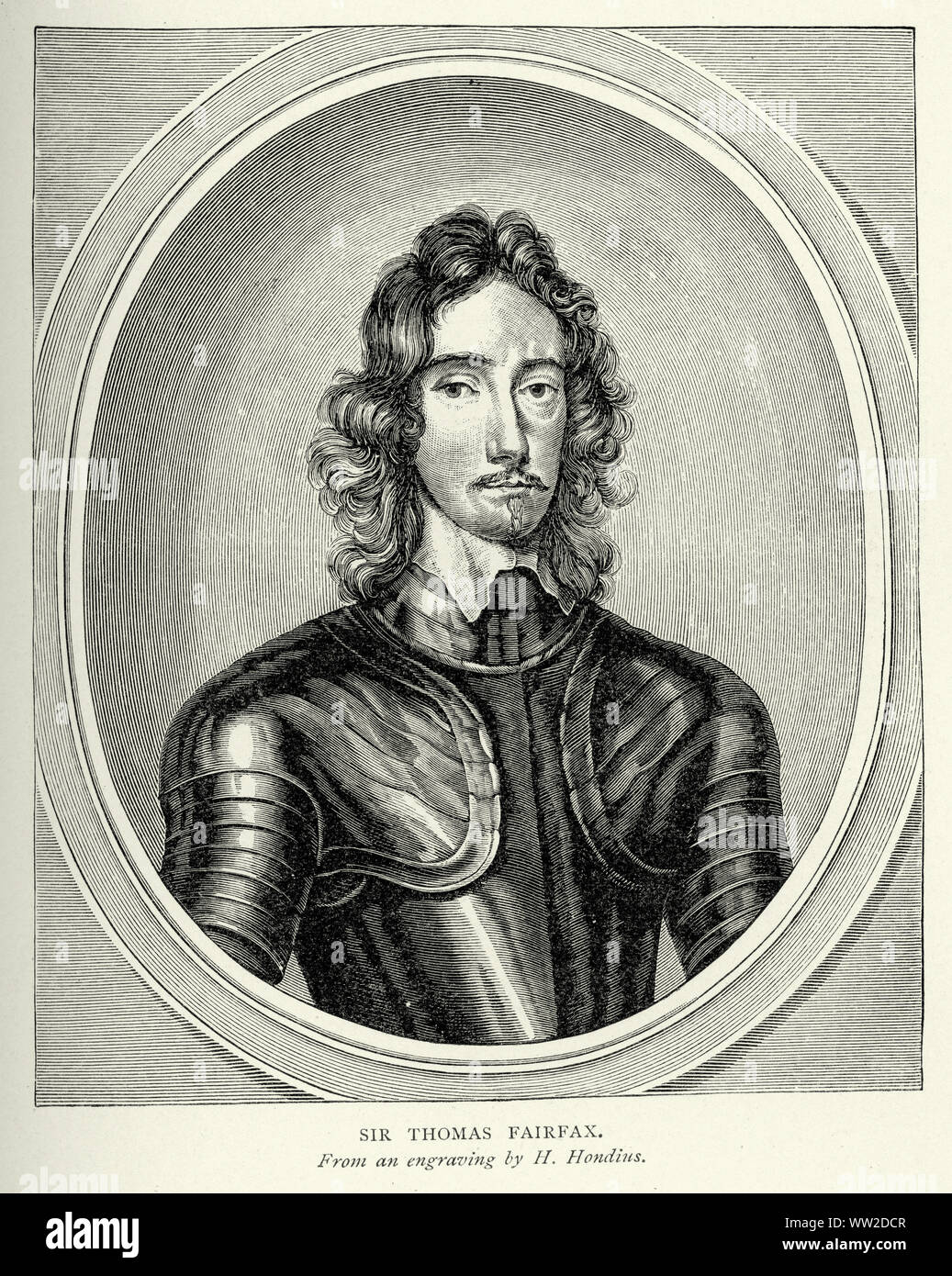Thomas Fairfax, 3. Herr Fairfax von Cameron (17. Januar 1612 - 12. November 1671), die auch als Sir Thomas Fairfax, Herrn bekannt, war ein englischer Edelmann, Peer, Politiker, General, und Parlamentarische Commander-in-chief während des Englischen Bürgerkriegs. Stockfoto