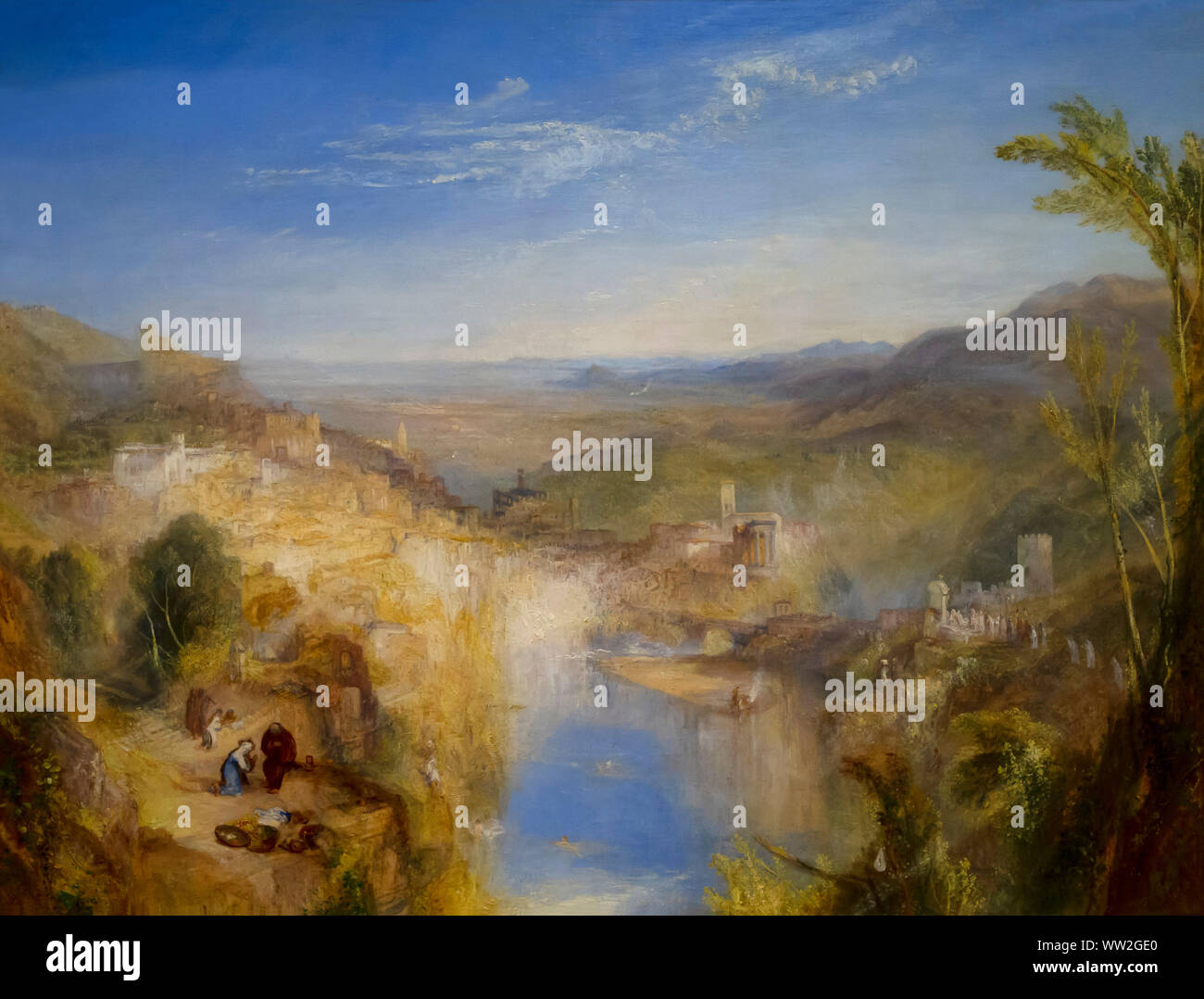 Moderne Italien, den Pifferari, JMW Turner, ca. 1838, Stockfoto