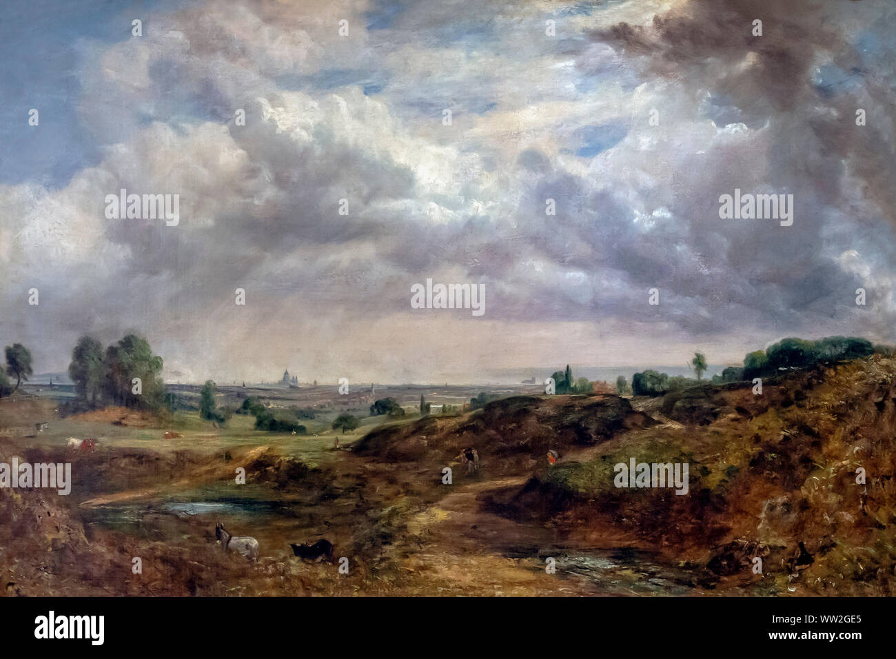 Hampstead Heath, John Constable, um 1830, Stockfoto