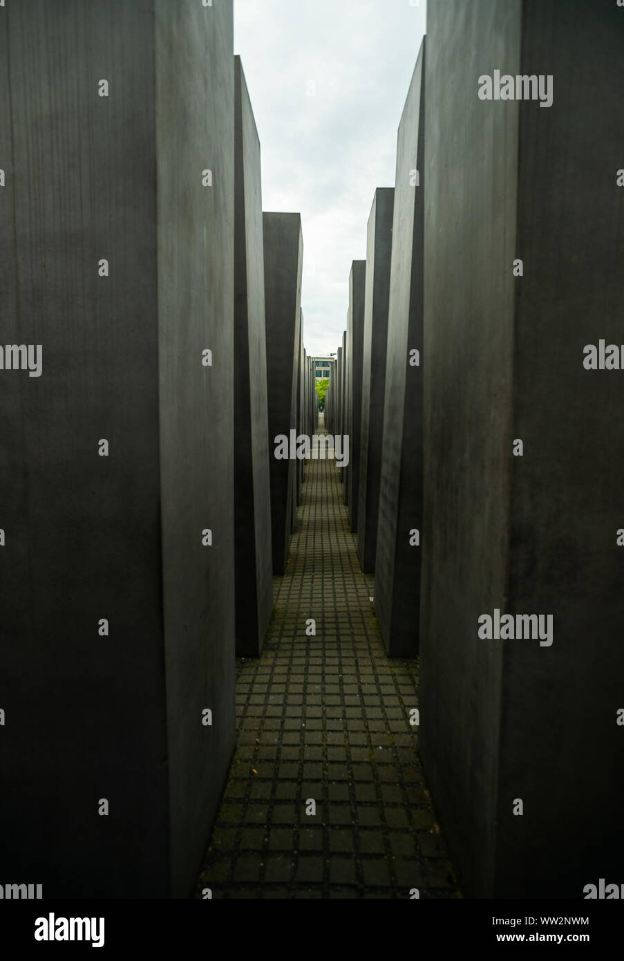 Denkmal für die ermordeten Juden Europas Stockfoto