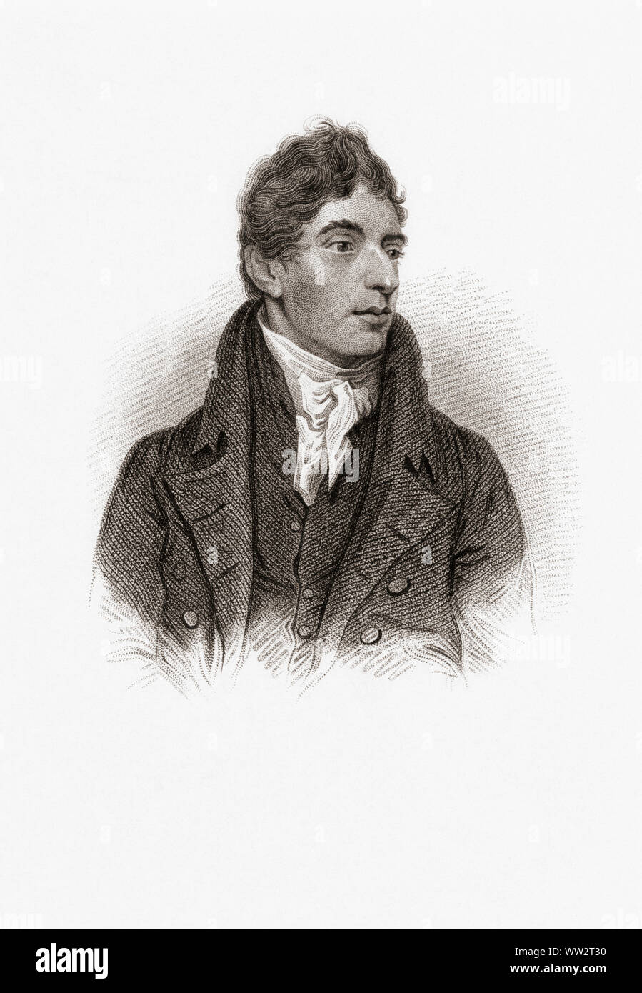Robert Southey, 1774-1843. Englische Dichter der romantischen Schule und Poet Laureate. Stockfoto