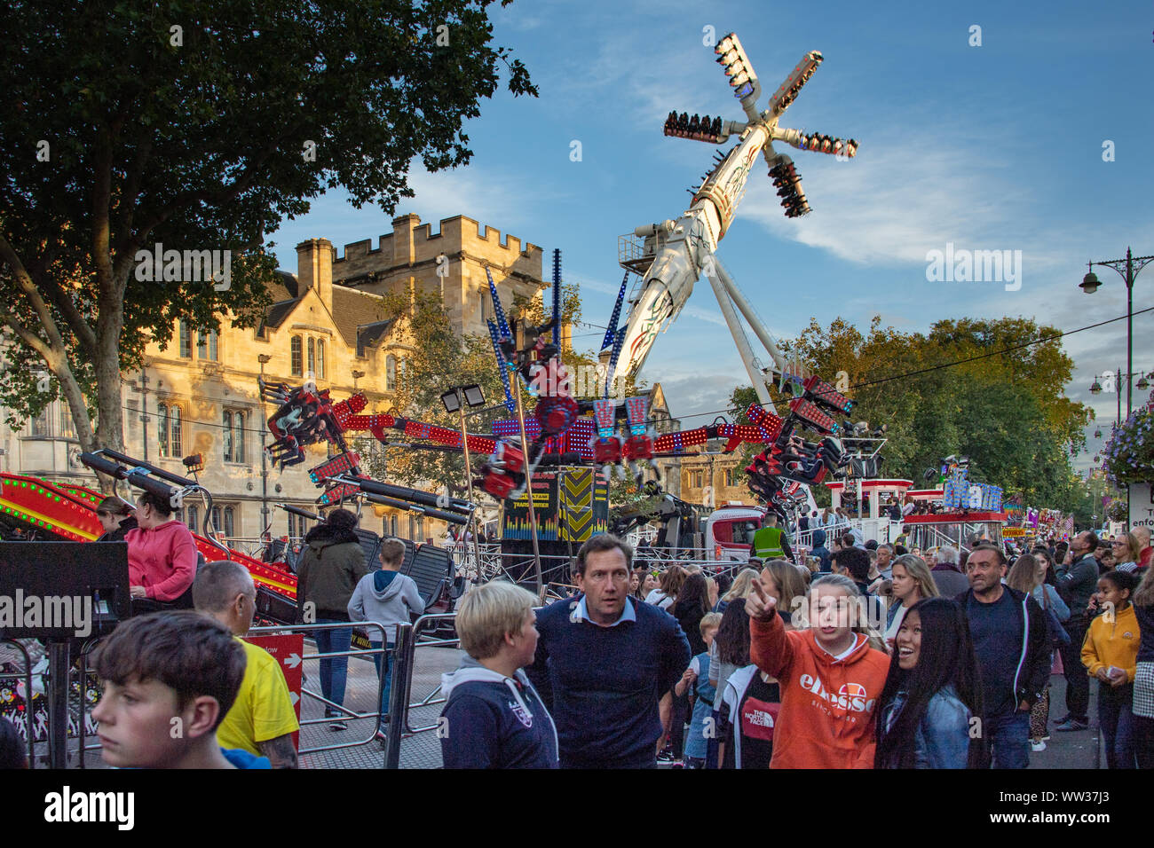 St. Giles Fair, Oxford, UK, 2019. Stockfoto