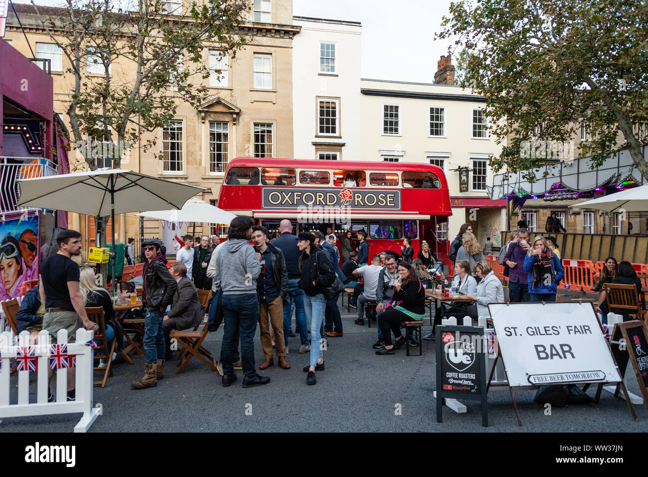 St. Giles Fair, Oxford, UK, 2019. Stockfoto