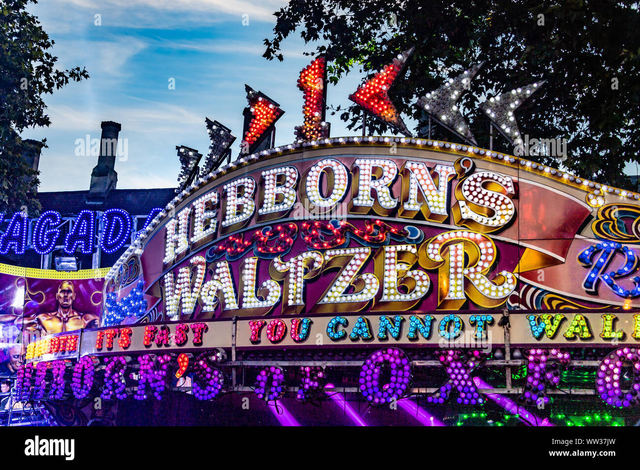 St. Giles Fair, Oxford, UK, 2019. Stockfoto