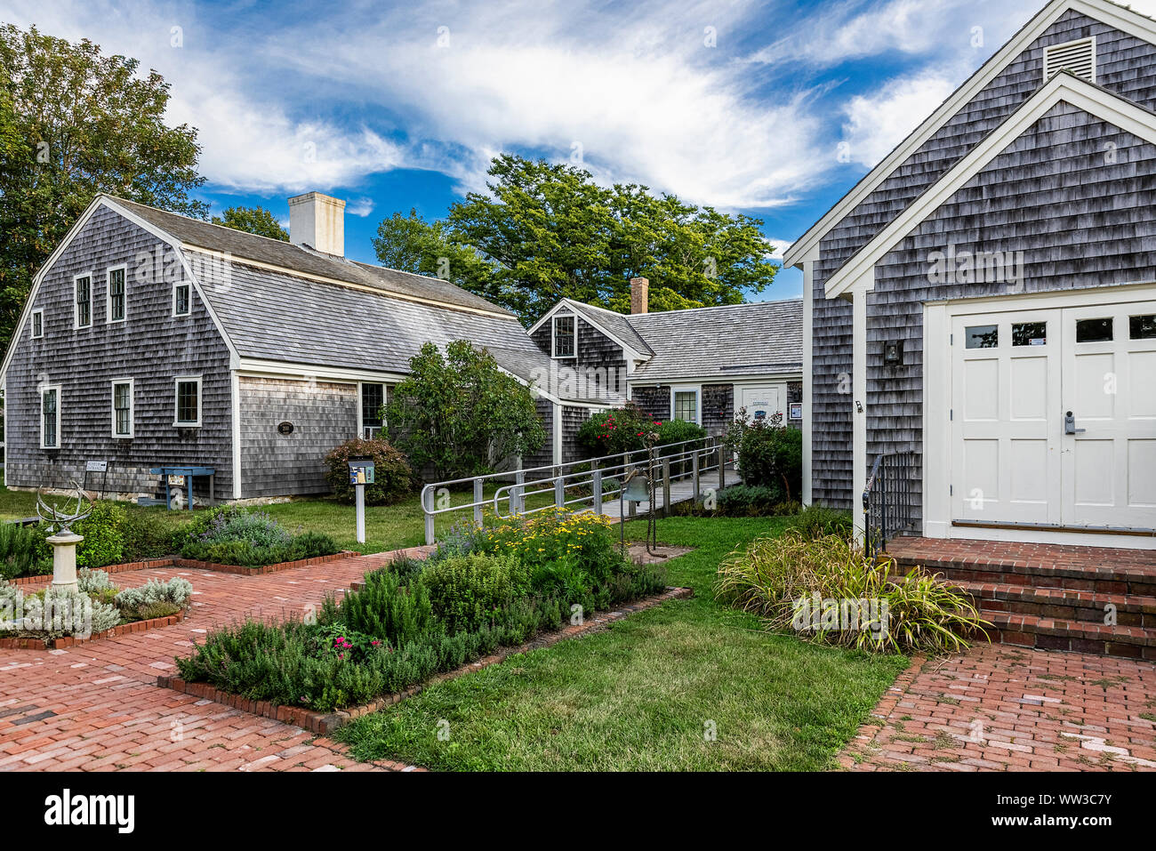 Die Atwood House & Museum, Chatham, Cape Cod, Massachusetts, USA. Stockfoto
