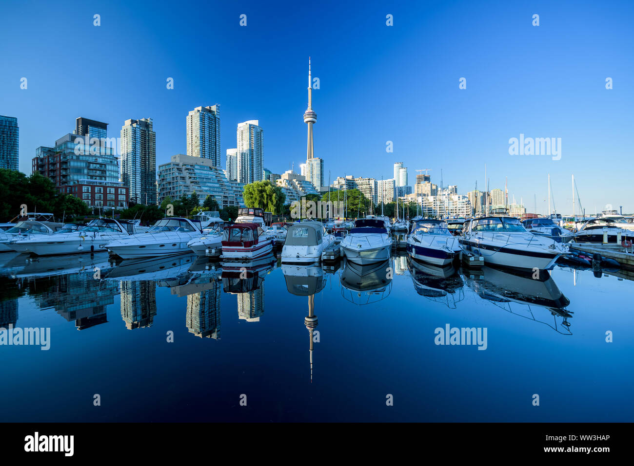 Skyline von Toronto, Ontario, Kanada Stockfoto