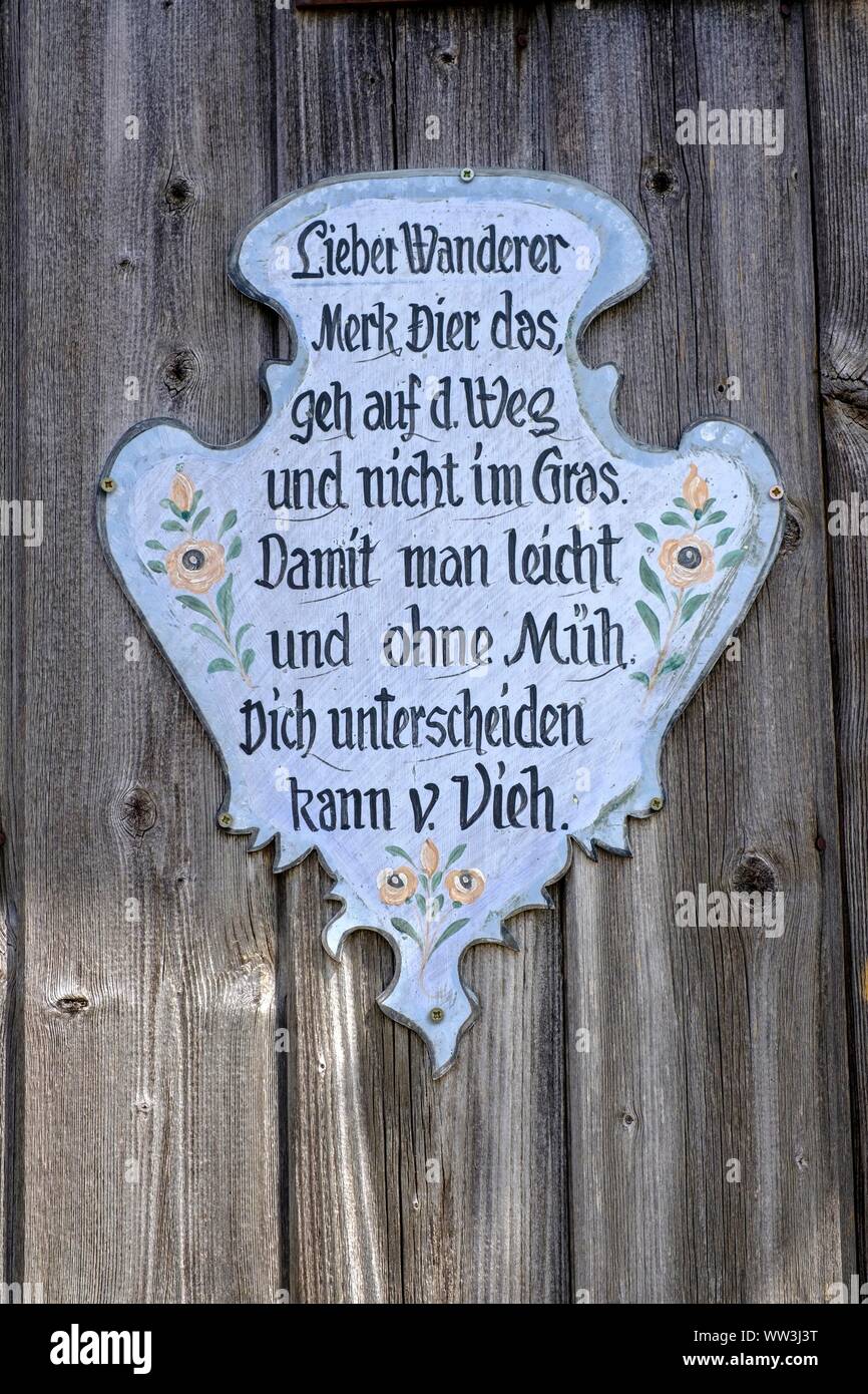 Wander spruch Fotos und Bildmaterial in hoher Auflösung Alamy