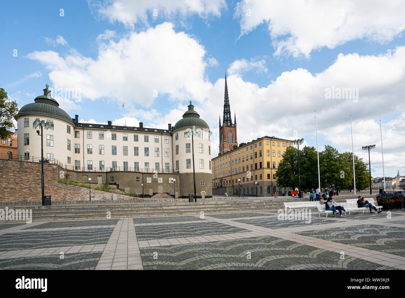 Stockholm, Schweden. September 2019. Stockfoto