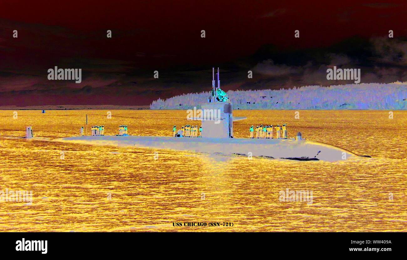 USS CHICAGO (SSN-721) Stockfoto