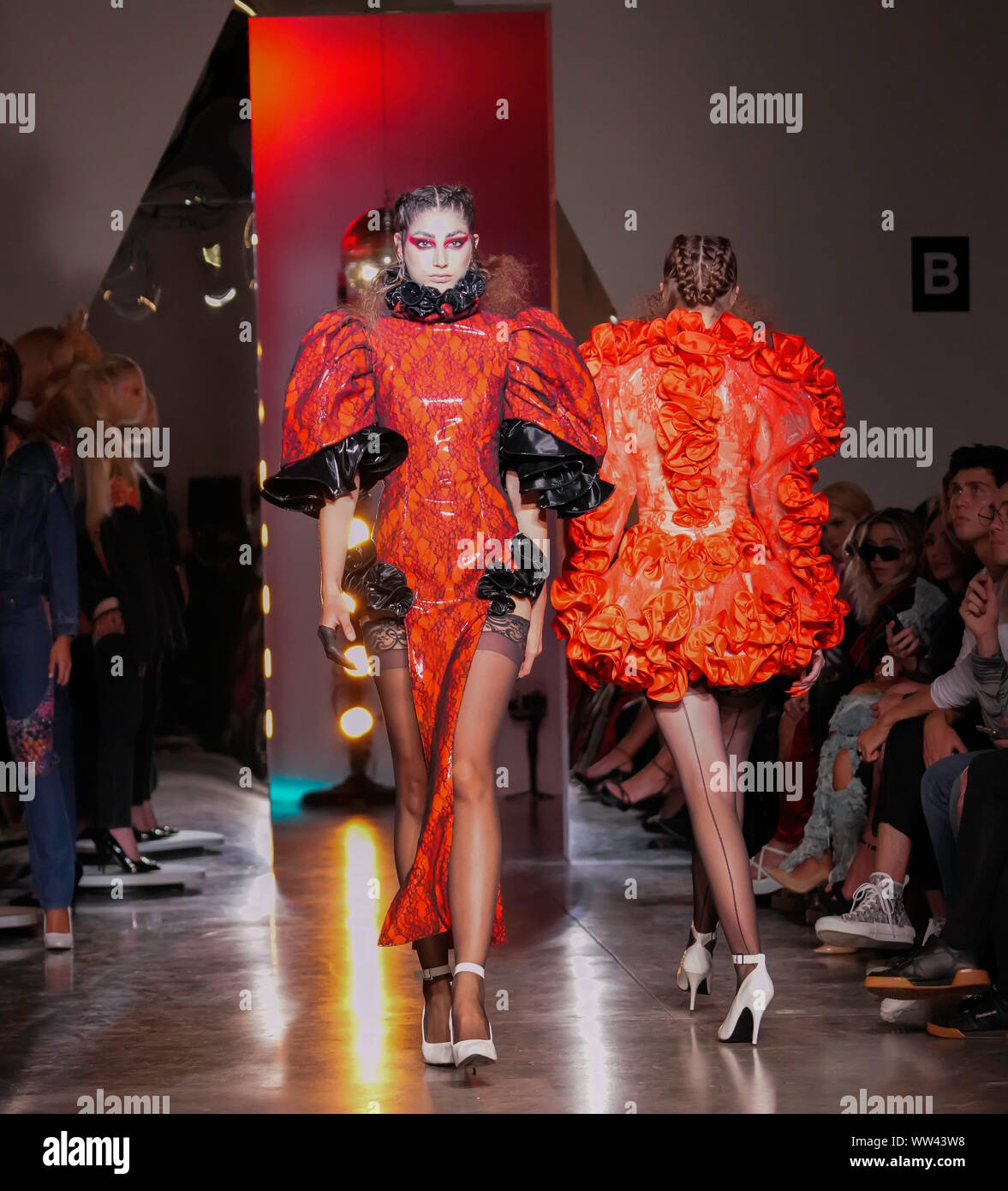 Kaimin SS 20 Runway Show im Rahmen der New York Fashion Week, Studio 525, Manhattan, New York, 10. September 2019 Stockfoto