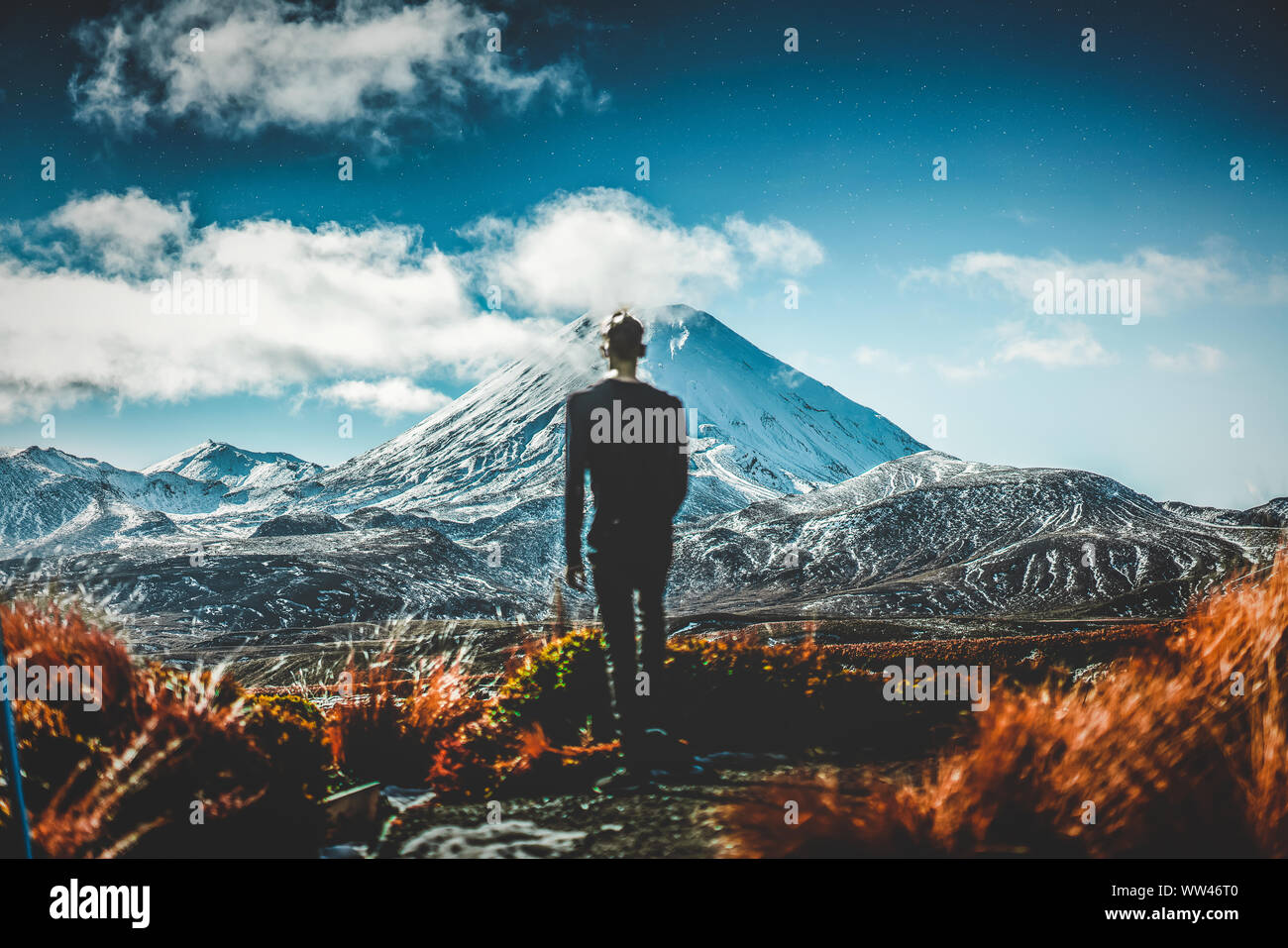 Winter in Neuseeland, 2019 Stockfoto