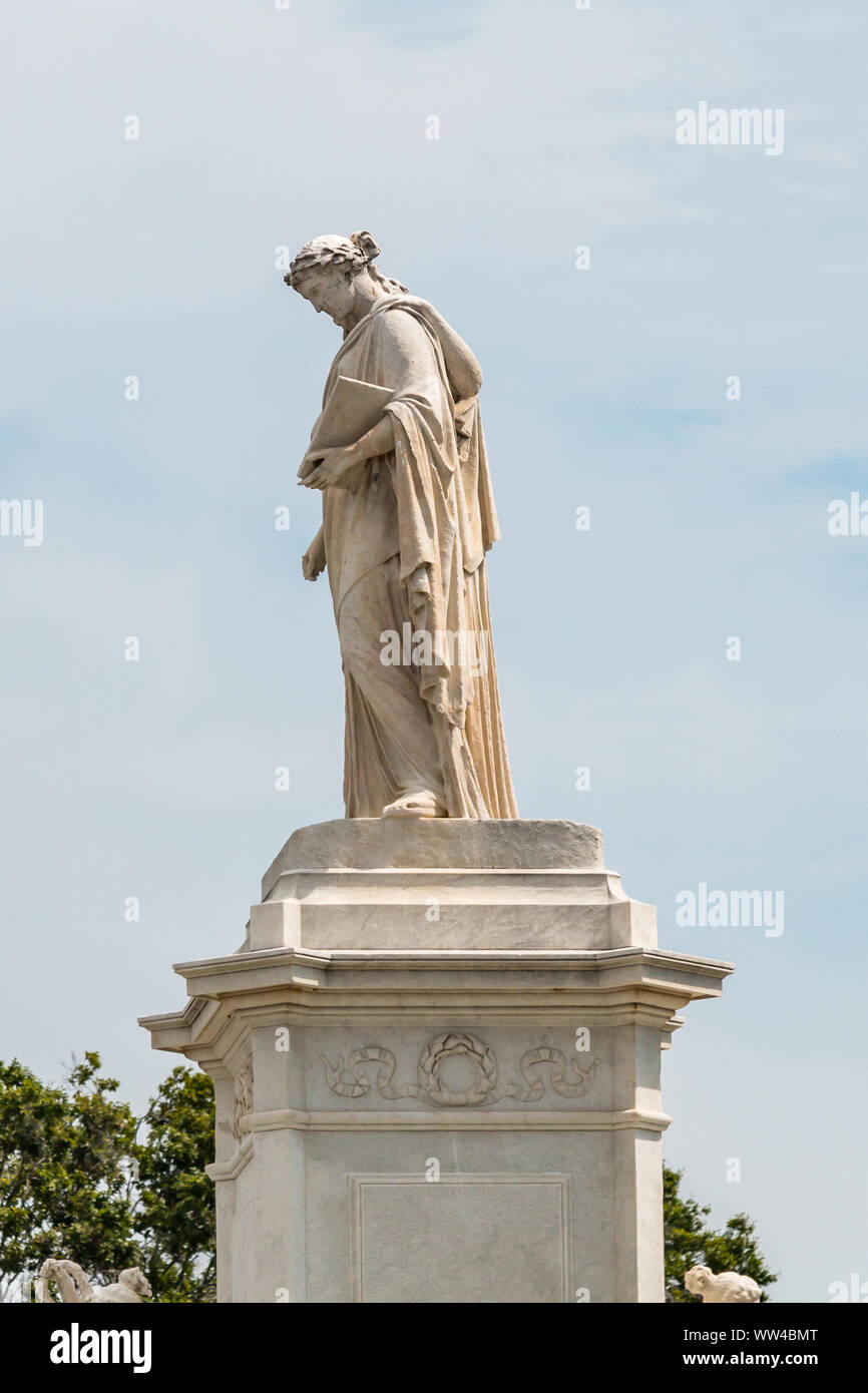 Die Peace Monument, das auch als Naval Denkmal oder Bürgerkrieg Sailors Denkmal bekannt, und errichtete die naval Todesfälle auf See zu gedenken. Stockfoto