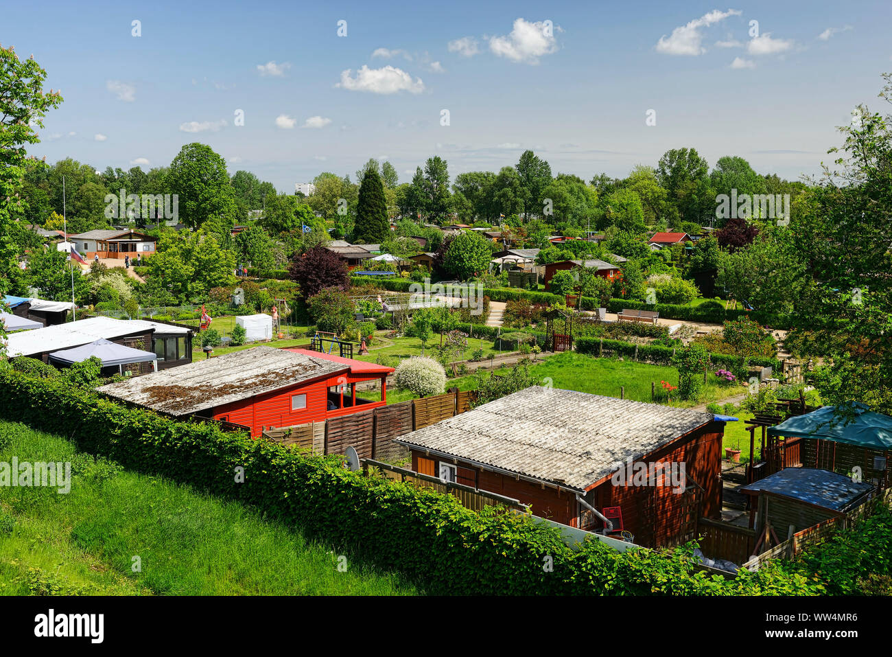 Zuteilung Club auf dem Gelände der internationalen Gartenschau in Wilhelmsburg, Hamburg, Deutschland, Europa Stockfoto