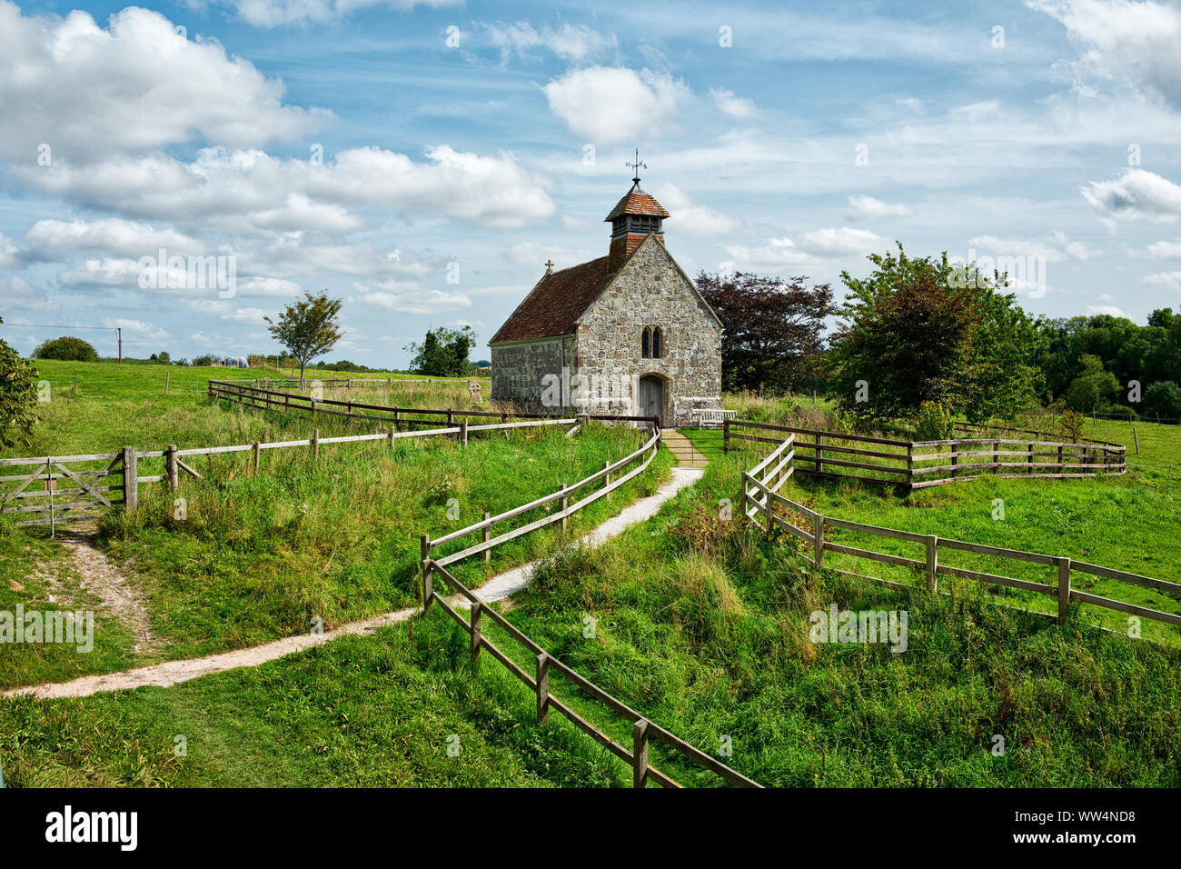 13 St Martin's Church Fifield Bavant Wiltshire England Stockfoto