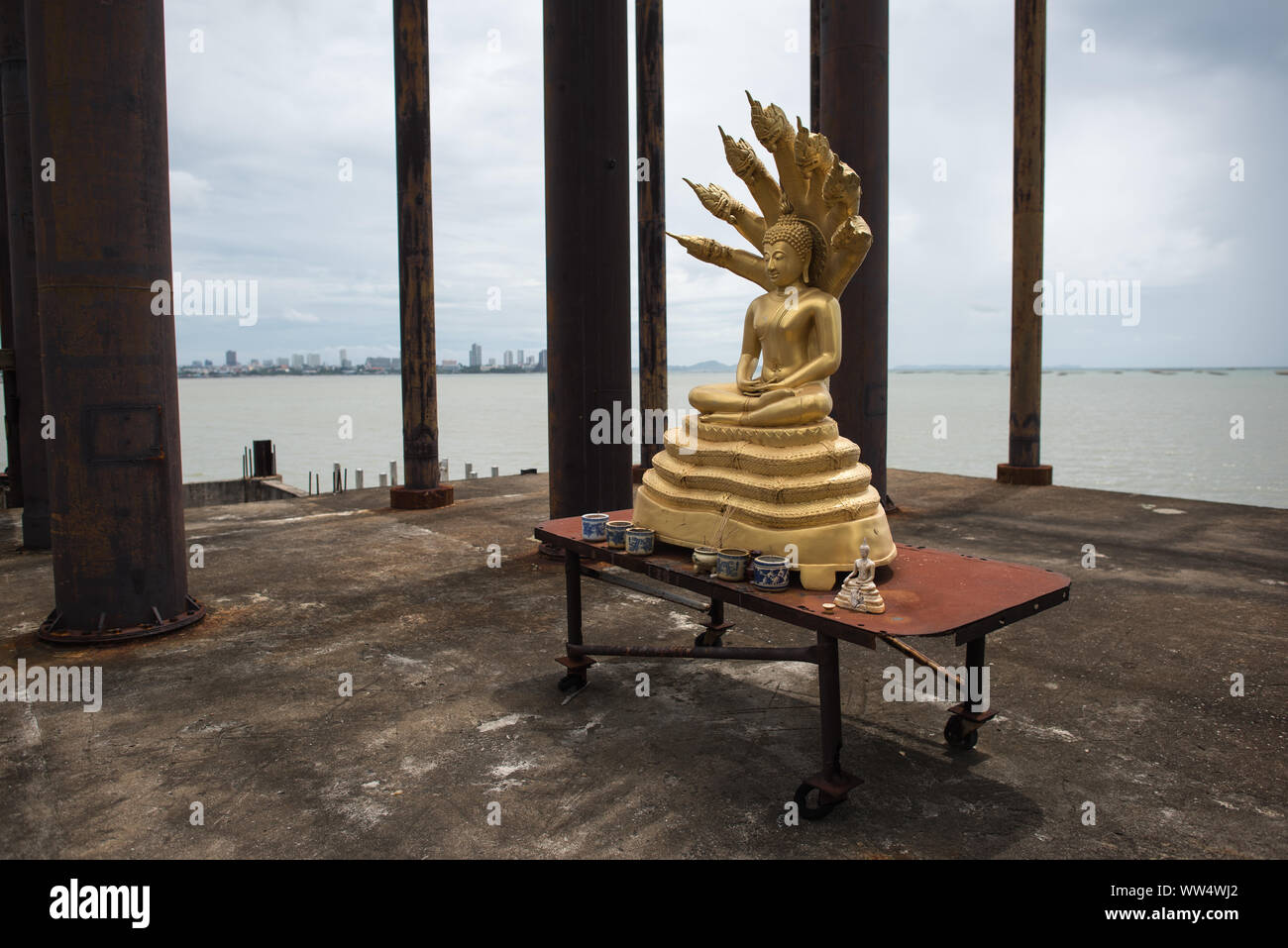 Ozean Heiligtum, Chittaphawan Mönche College Stockfoto