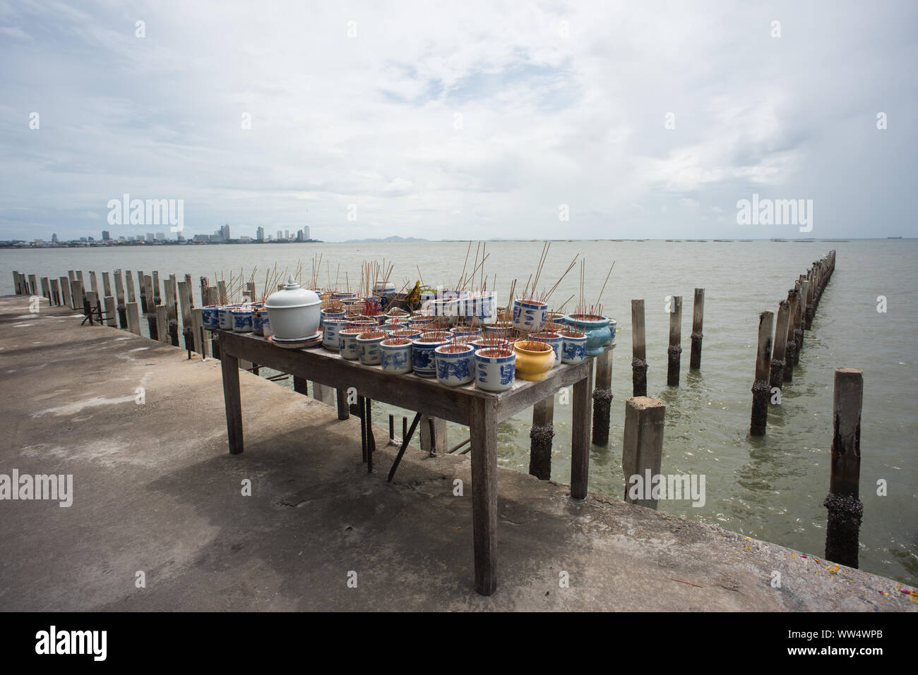Ozean Heiligtum, Chittaphawan Mönche College Stockfoto