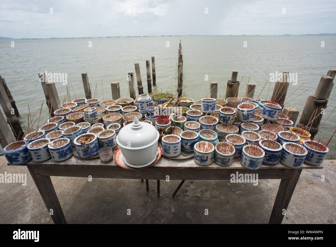 Ozean Heiligtum, Chittaphawan Mönche College Stockfoto
