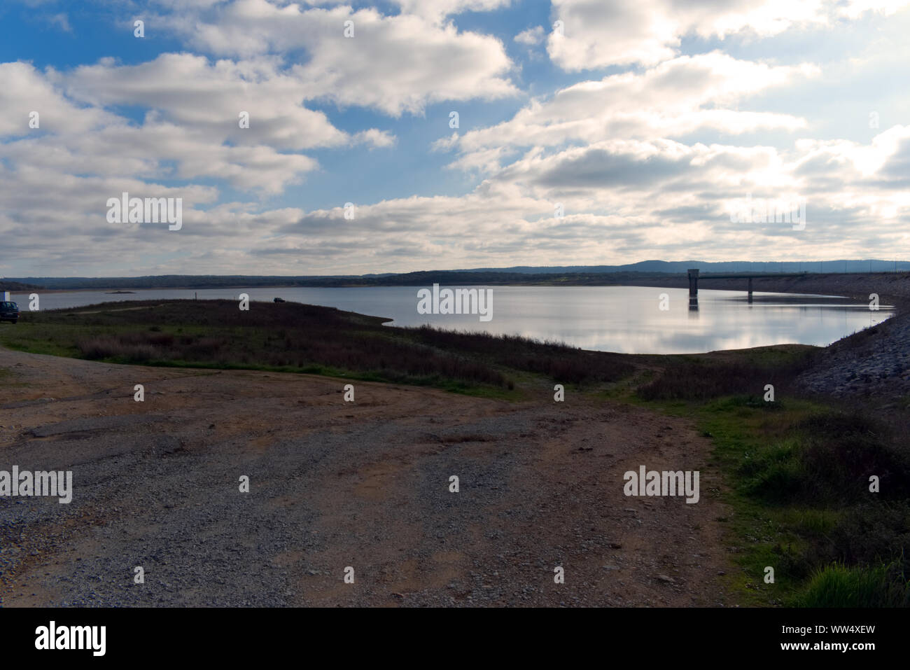 Minuten Damm in Arraiolos, Alentejo, Portugal Stockfoto