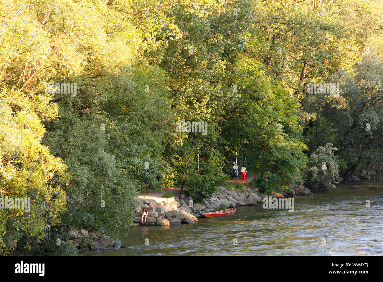 Mur, Graz, Steiermark, Österreich Stockfoto