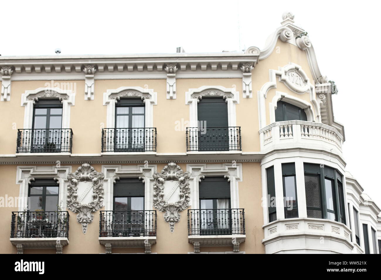 Eine alte eingerichteten Haus in Madrid, Stockfoto