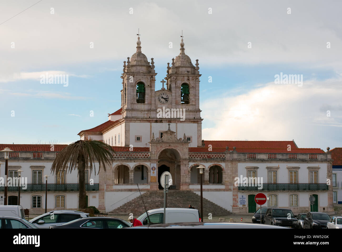 Kirche Unserer Lieben Frau von Nazaré, Portugal Stockfoto