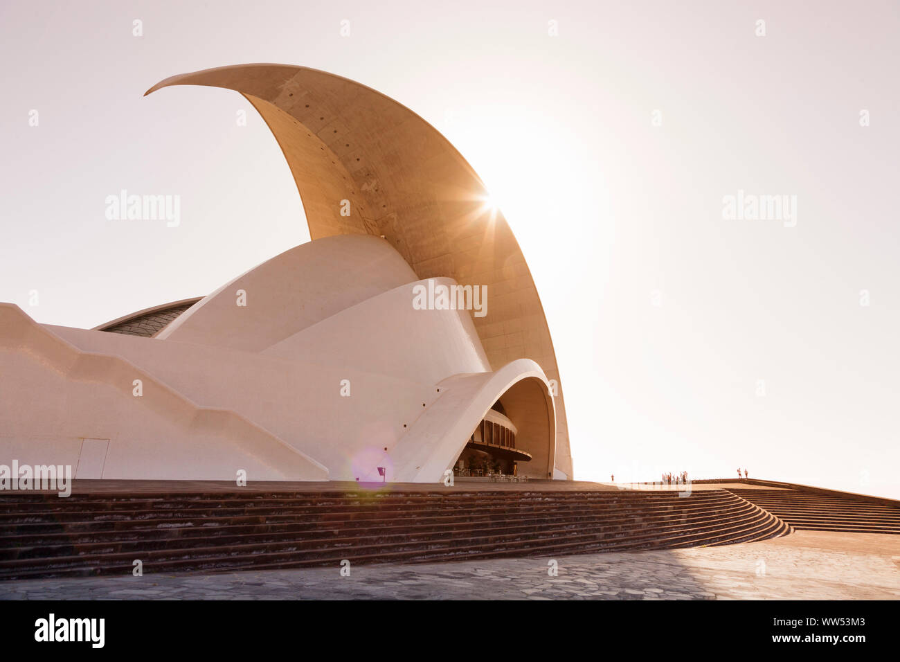 Von Santiago Calatrava Auditorium, Santa Cruz, Teneriffa, Kanarische Inseln, Spanien Stockfoto